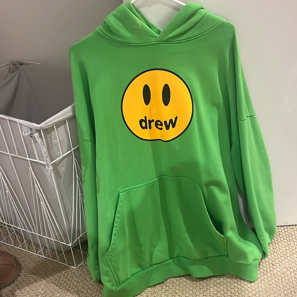 Drew house xl lime green hoodie